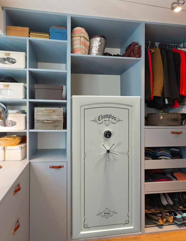 home closet with Champion Safe